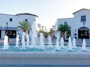Dancing Waters at University Village Shops in Fort Myers, FL